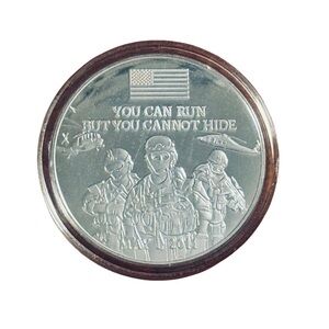 9/11 Silver Commemorative Challenge Coin 2011